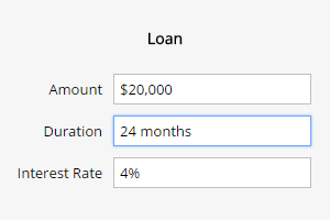 Cx Loan Calculator